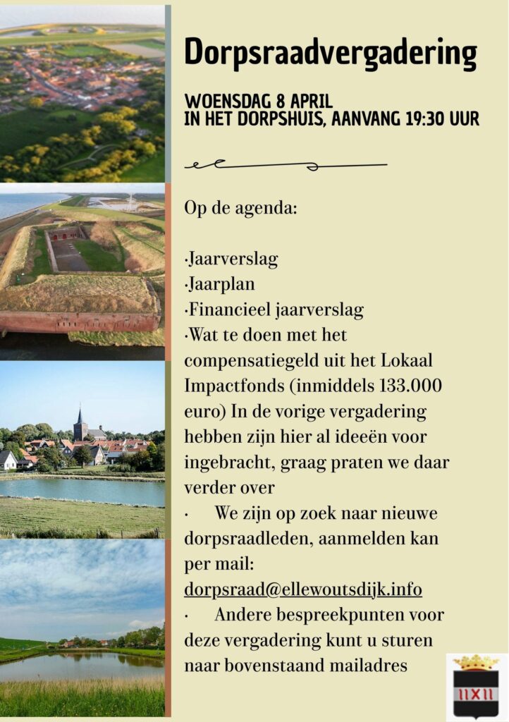 openbare dorpsraadvergadering